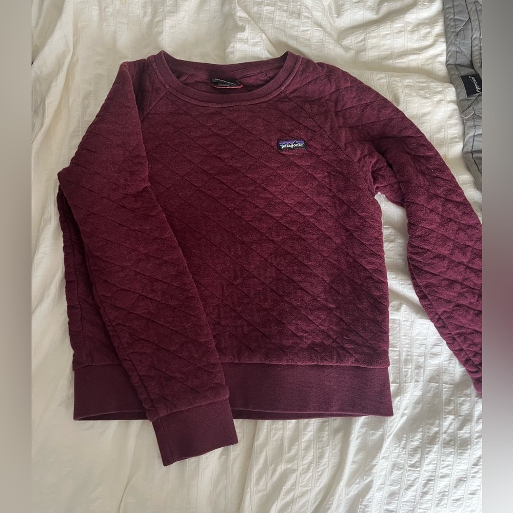 Patagonia quilted crew neck